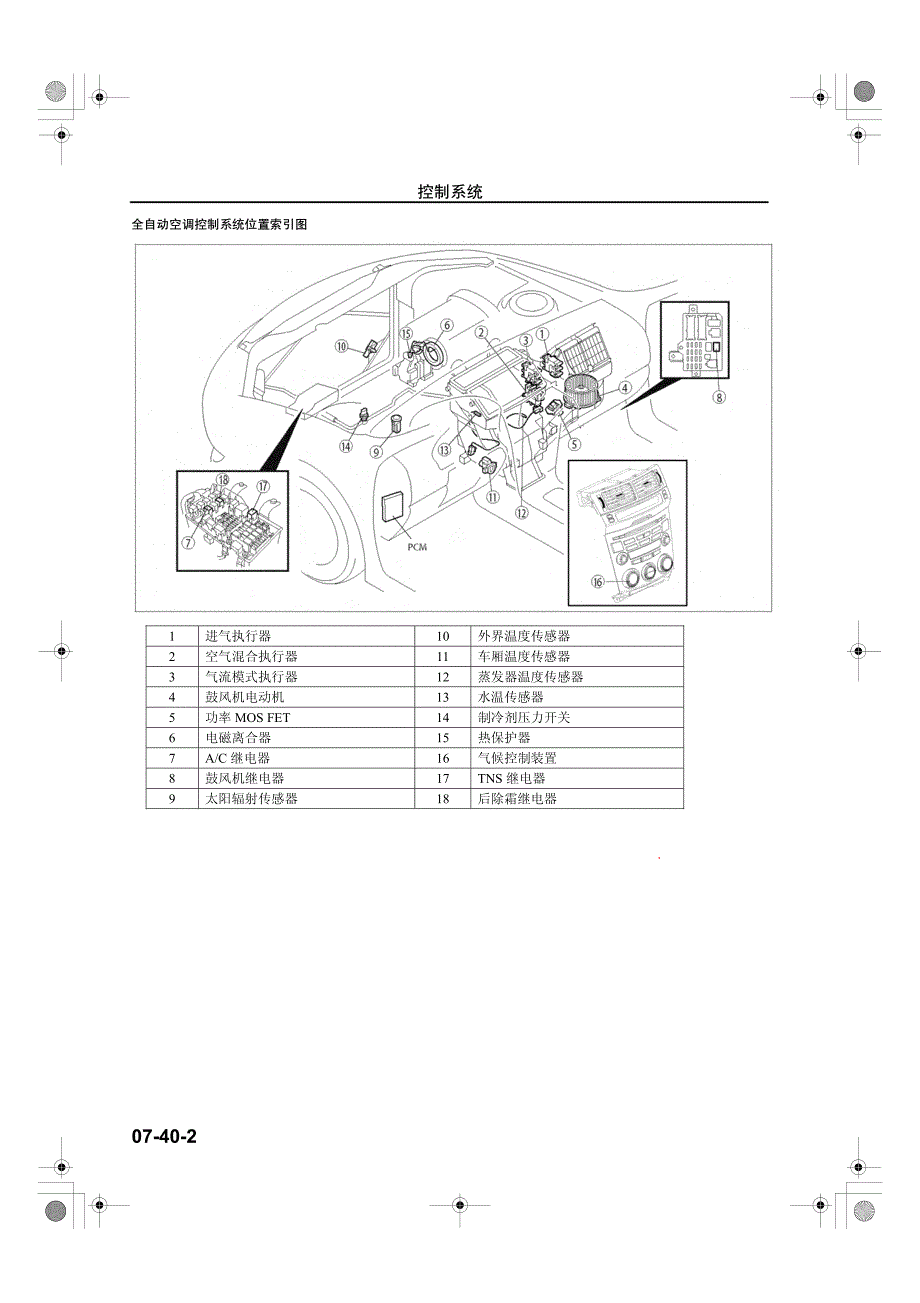 2006款一汽奔腾B70全自动空调控制系统维修手册_第2页