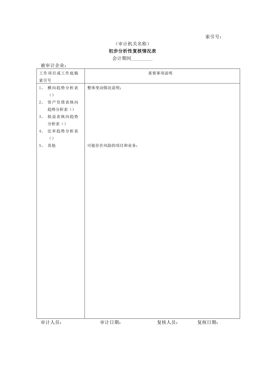 初步分析性复核情况表_第1页