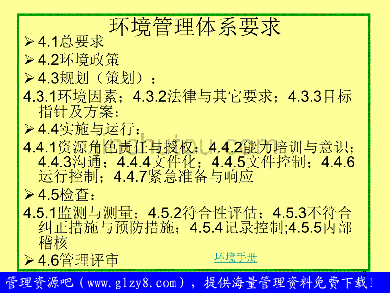 ISO14001：2004标准条款_第2页