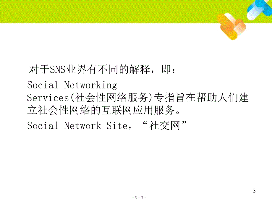 互联网时代的新秀力量--社交网络媒体(SNS)_第3页