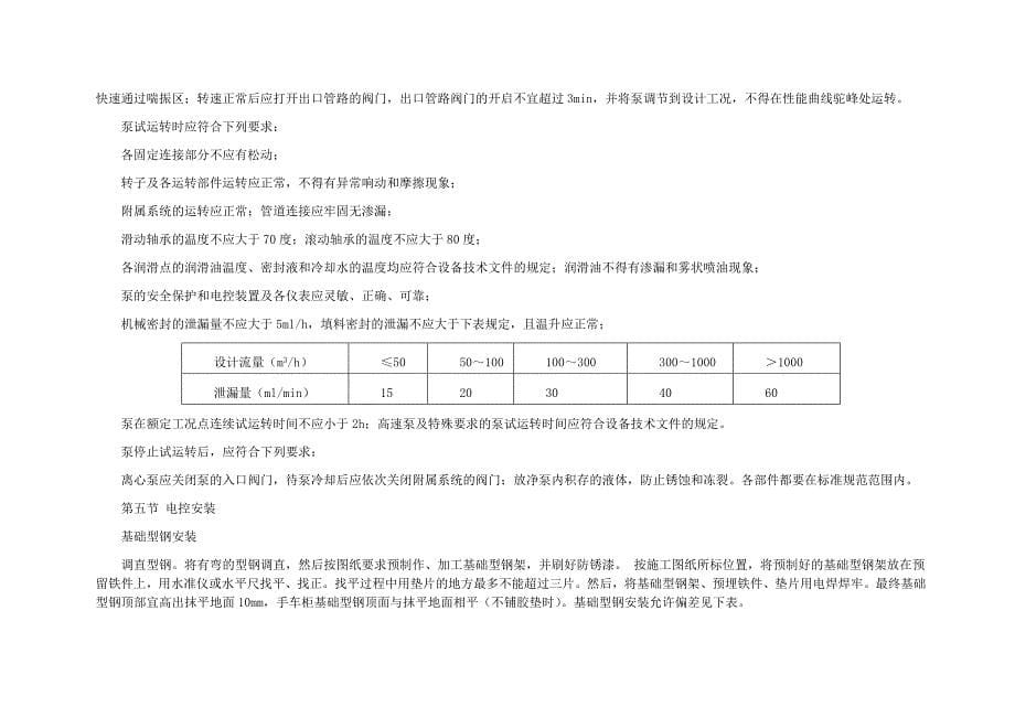 换热站安装工程质量管理细则换热站安装工程施工工艺质量标准_第5页