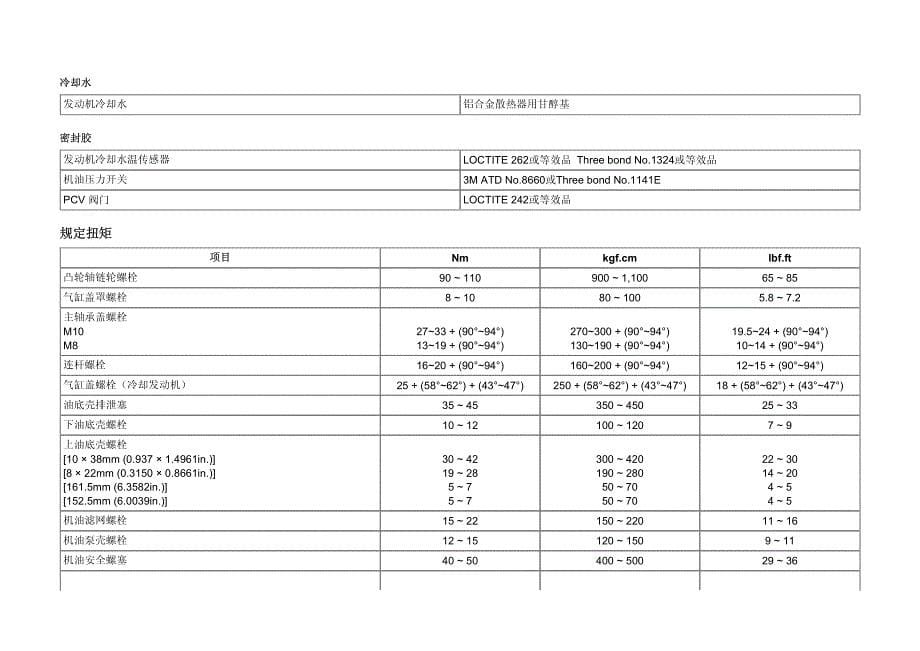 2012年北京现代途胜(JM)G2.7 DOHC发动机机械维修一般事项说明_第5页