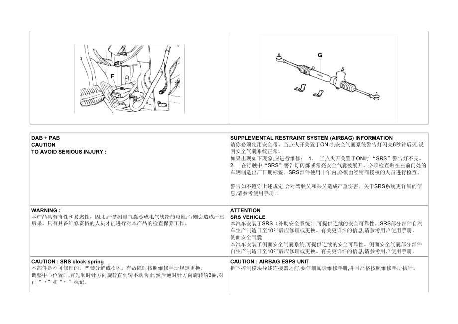 2012年北京现代名驭(EF)2.0 DOHC安全气囊系统SRS维修手册_第4页