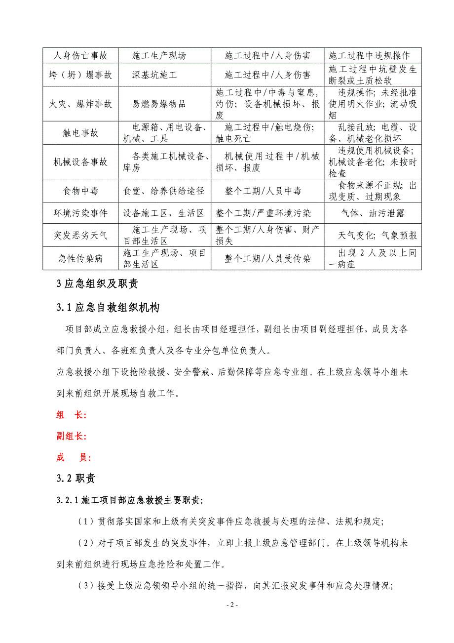 施工项目部现场应急处置_第2页