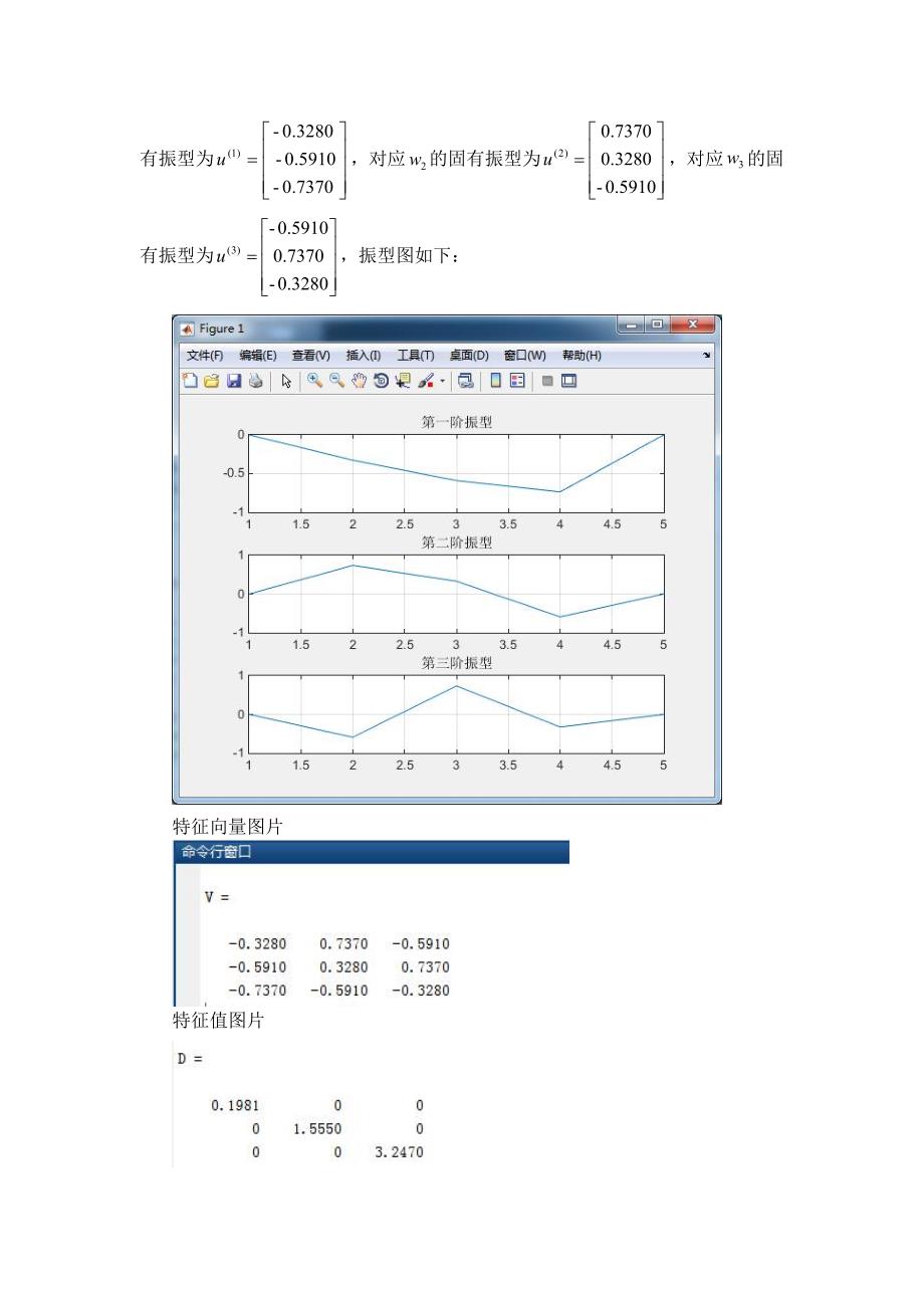 《振动与机器动力学》多自由度响应编程任务书_第3页