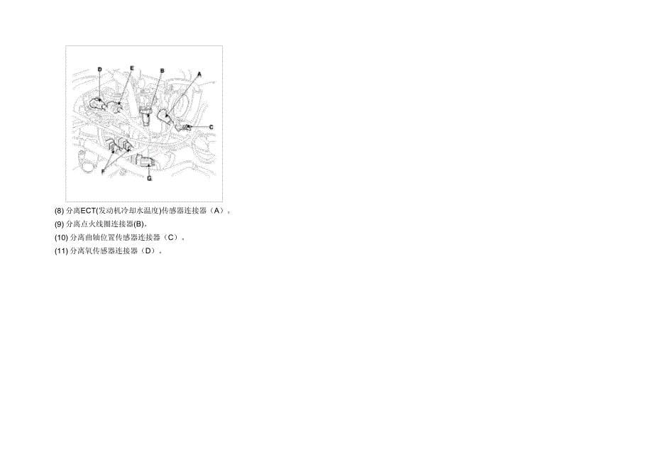 2012年北京现代途胜(JM)G2.7 DOHC发动机和变速器总成拆装手册_第5页