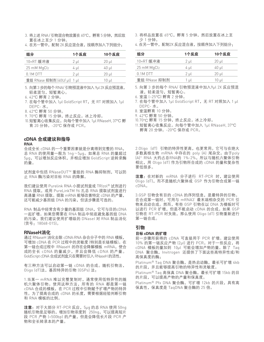 GoldScriptcDNA合成试剂盒_第2页