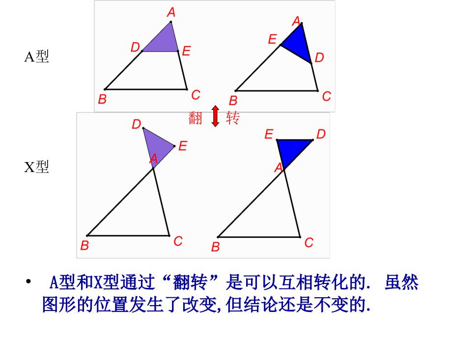 浙教版初中数学课件《相似三角形中基本图形》_第4页