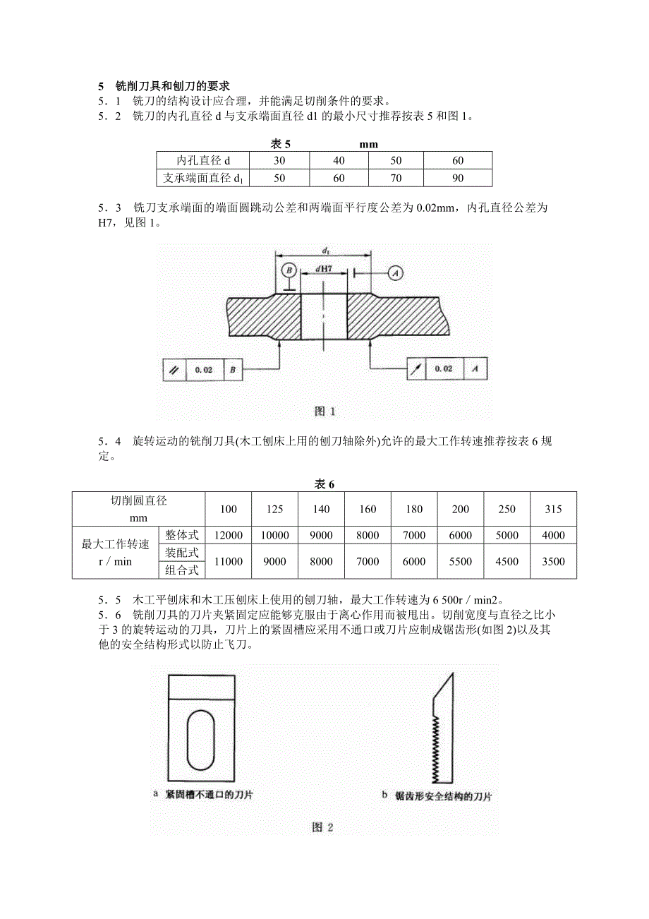 JB 6113—92 木工机用刀具安全技术条件_第3页