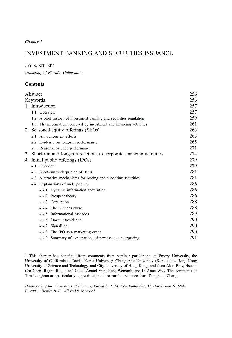 Investment Banking and Securities Issuance_第1页