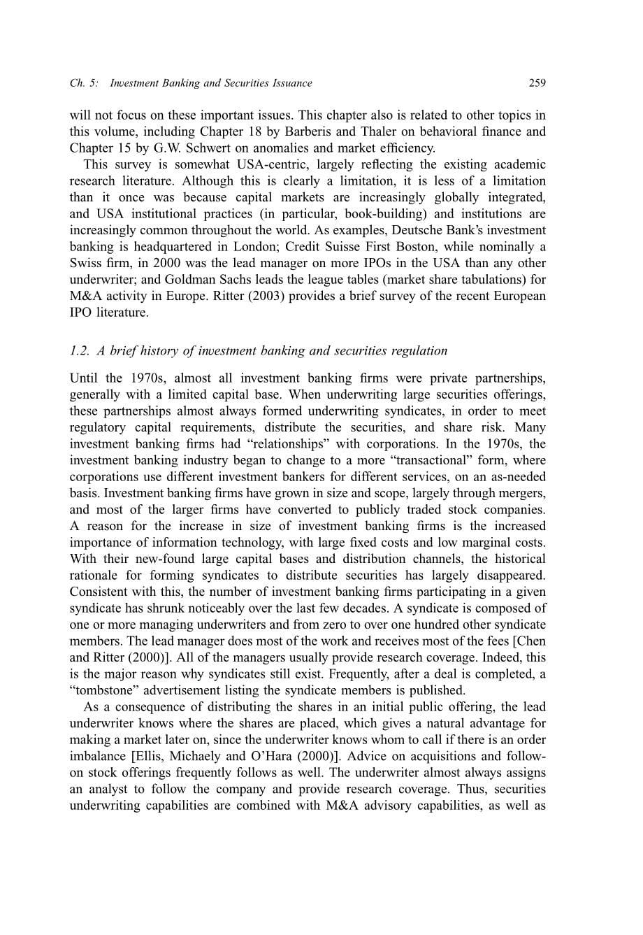 Investment Banking and Securities Issuance_第5页