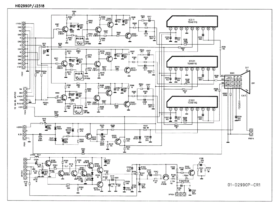 TCL HID2990P电视图纸_第2页