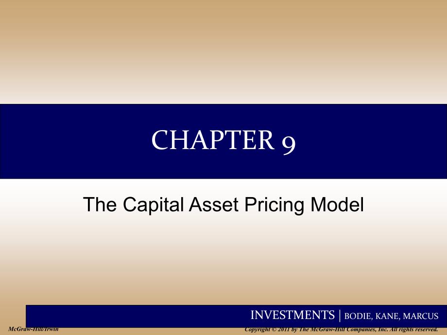 The Capital Asset Pricing Model_第1页