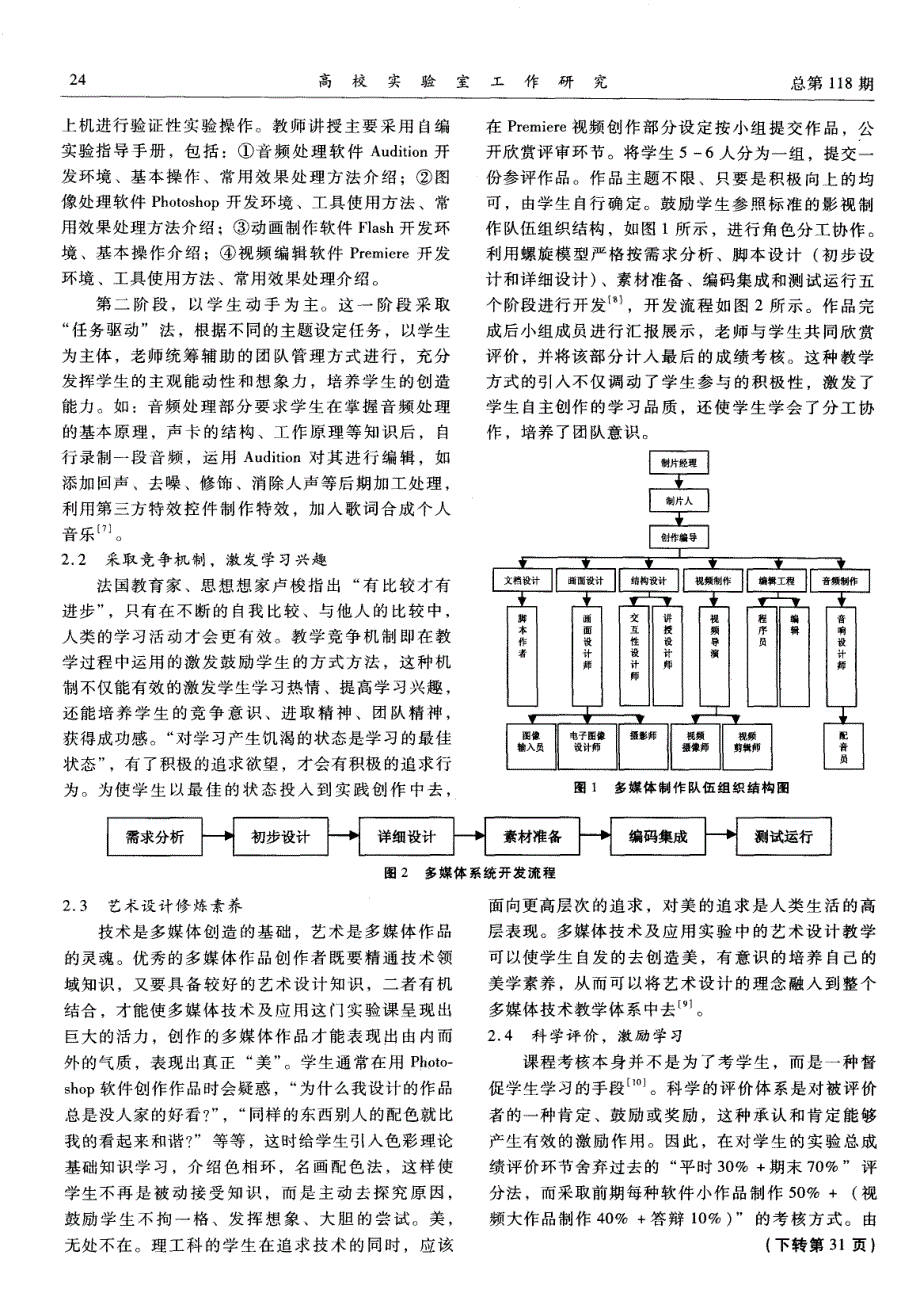 《多媒体技术及应用》实验教学研究_第2页