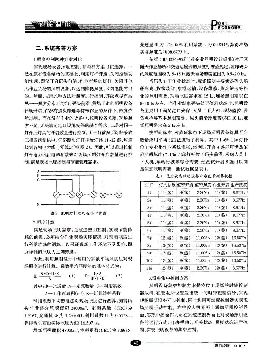 专业化码头照明节能改造_第2页