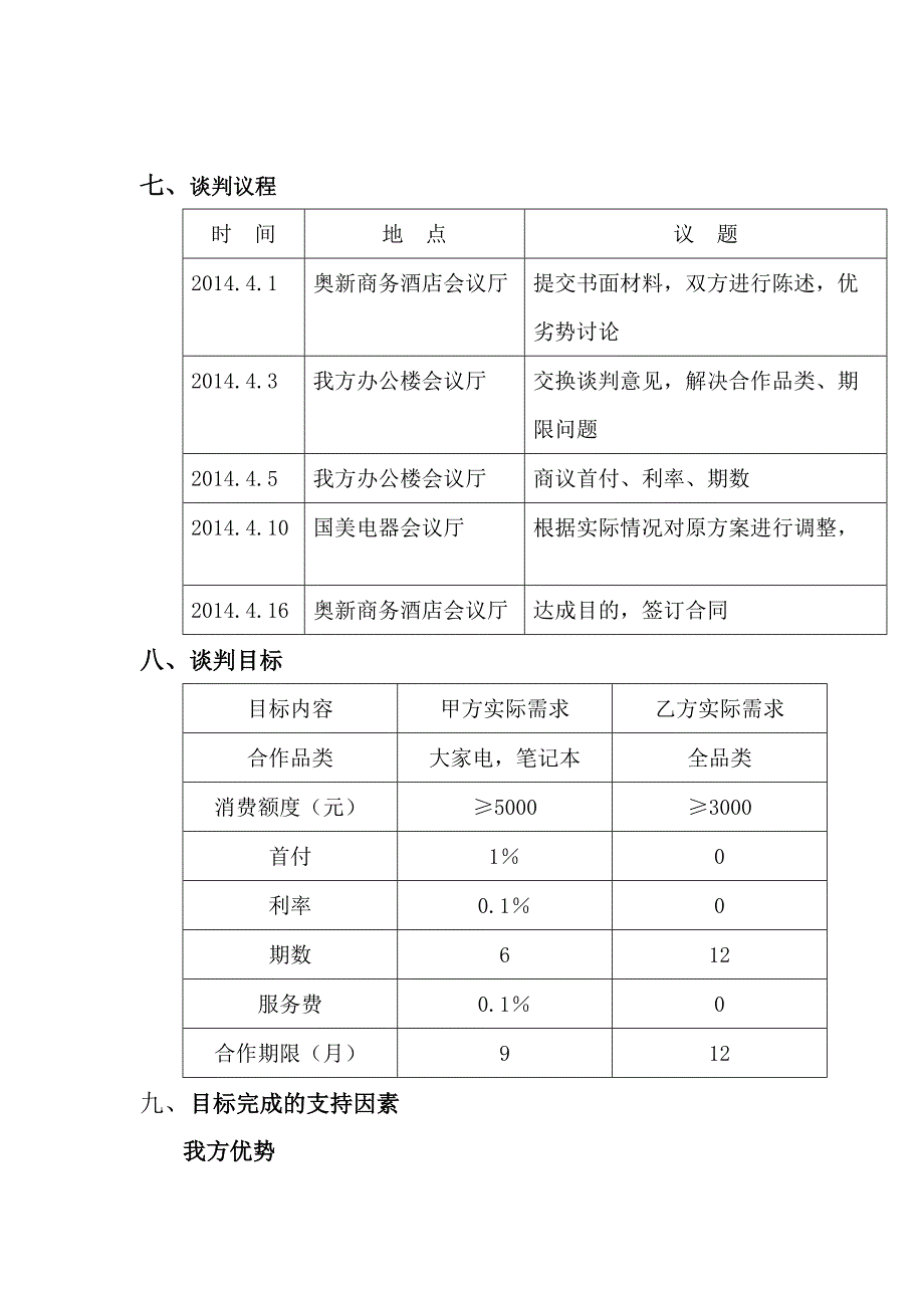 银行与电商合作商务谈判方案_第4页