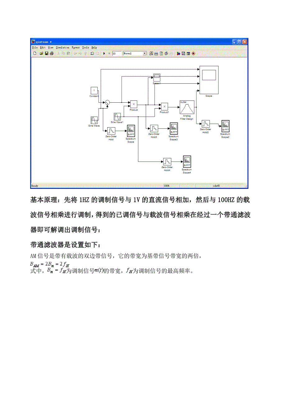 AM的调制与解调试验实验报告_第3页