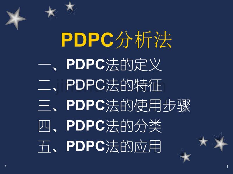 公司质量管理工具培训之PDPC分析法_第1页