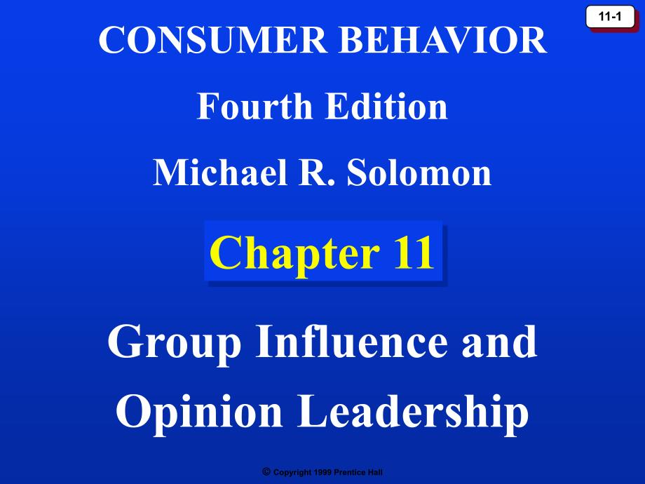 Group Influence and Opinion Leadership_第1页