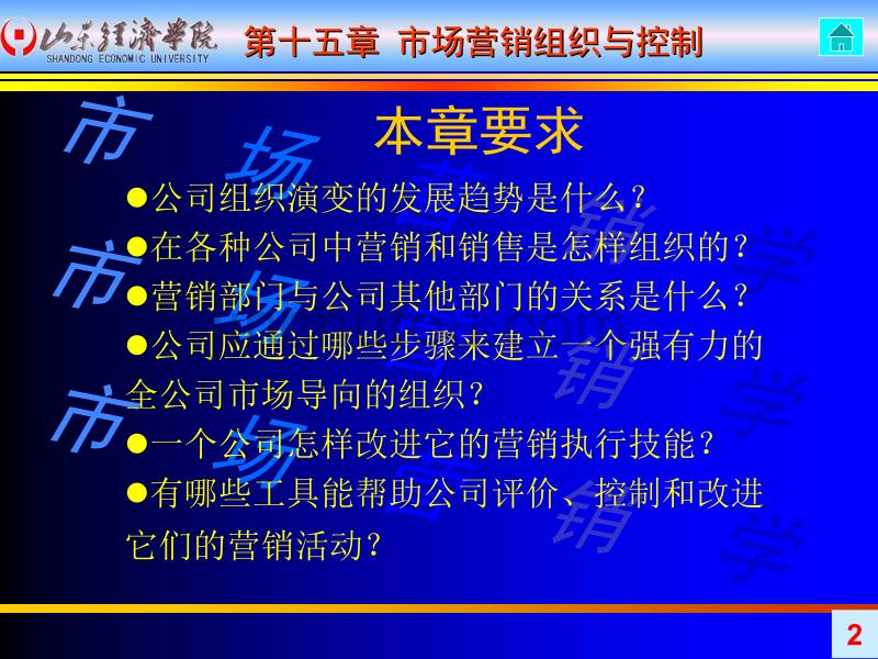 市场营销学 第十五章 市场营销组织与控制_第2页