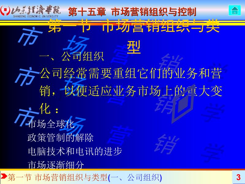 市场营销学 第十五章 市场营销组织与控制_第3页