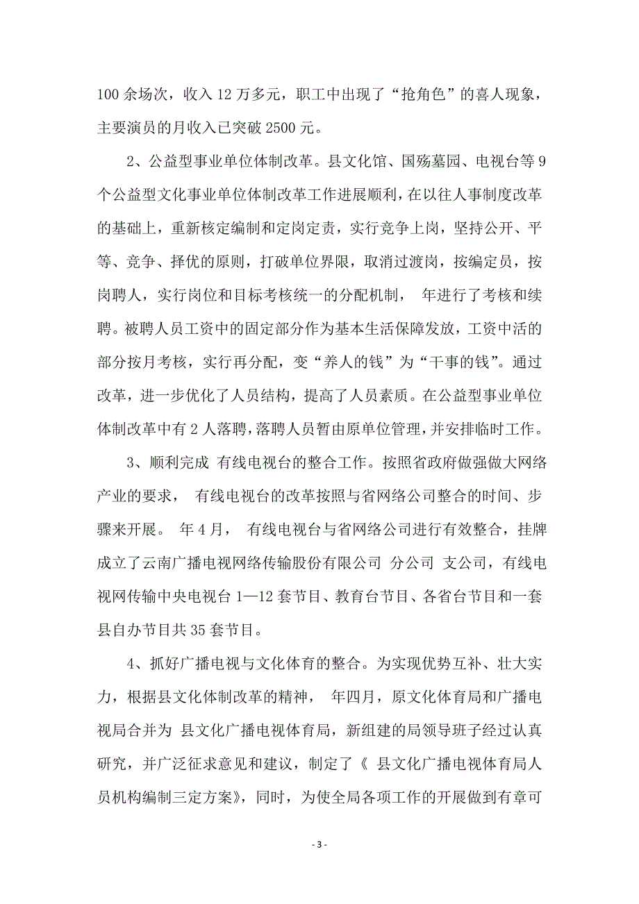 文广局五年规划工作报告_第3页