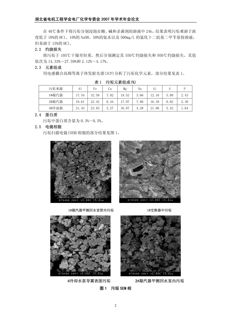 冷却水系统污垢形成原因的诊断_第2页