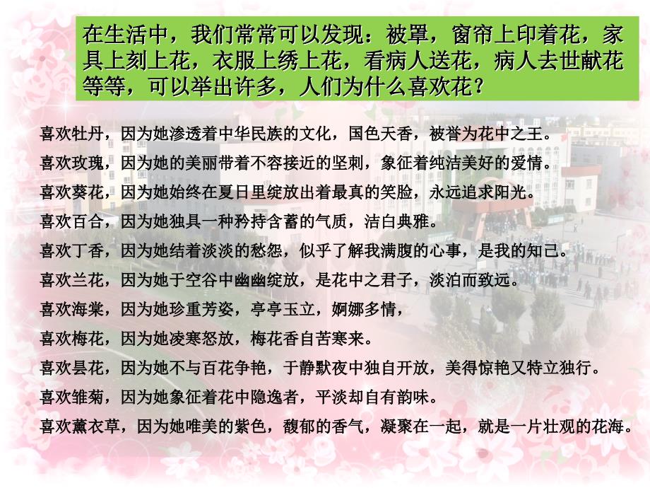 在生活中,我们常常可以发现被罩,窗帘上印着花,家_第1页