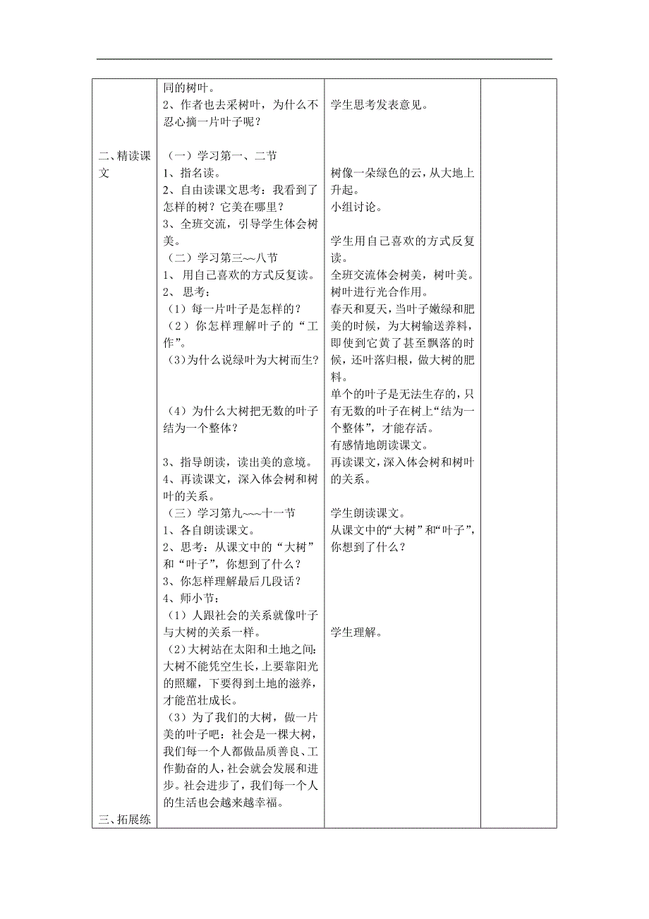 4、做一片美的叶子教案_第3页