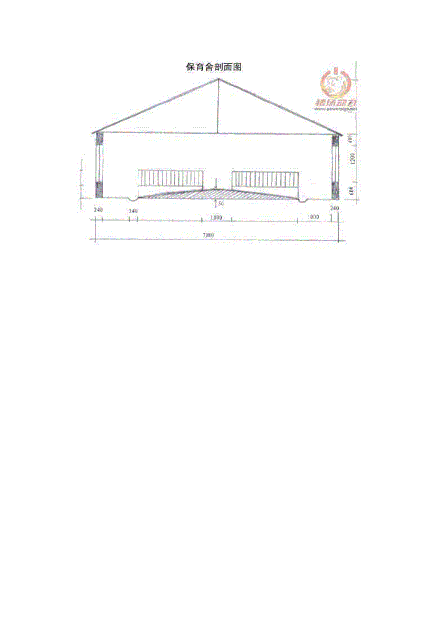 200头母猪自繁自养场的建筑设计图_第4页