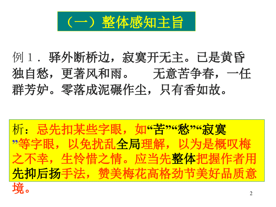 【中学教案】高一诗歌鉴赏1.ppt教案_第2页