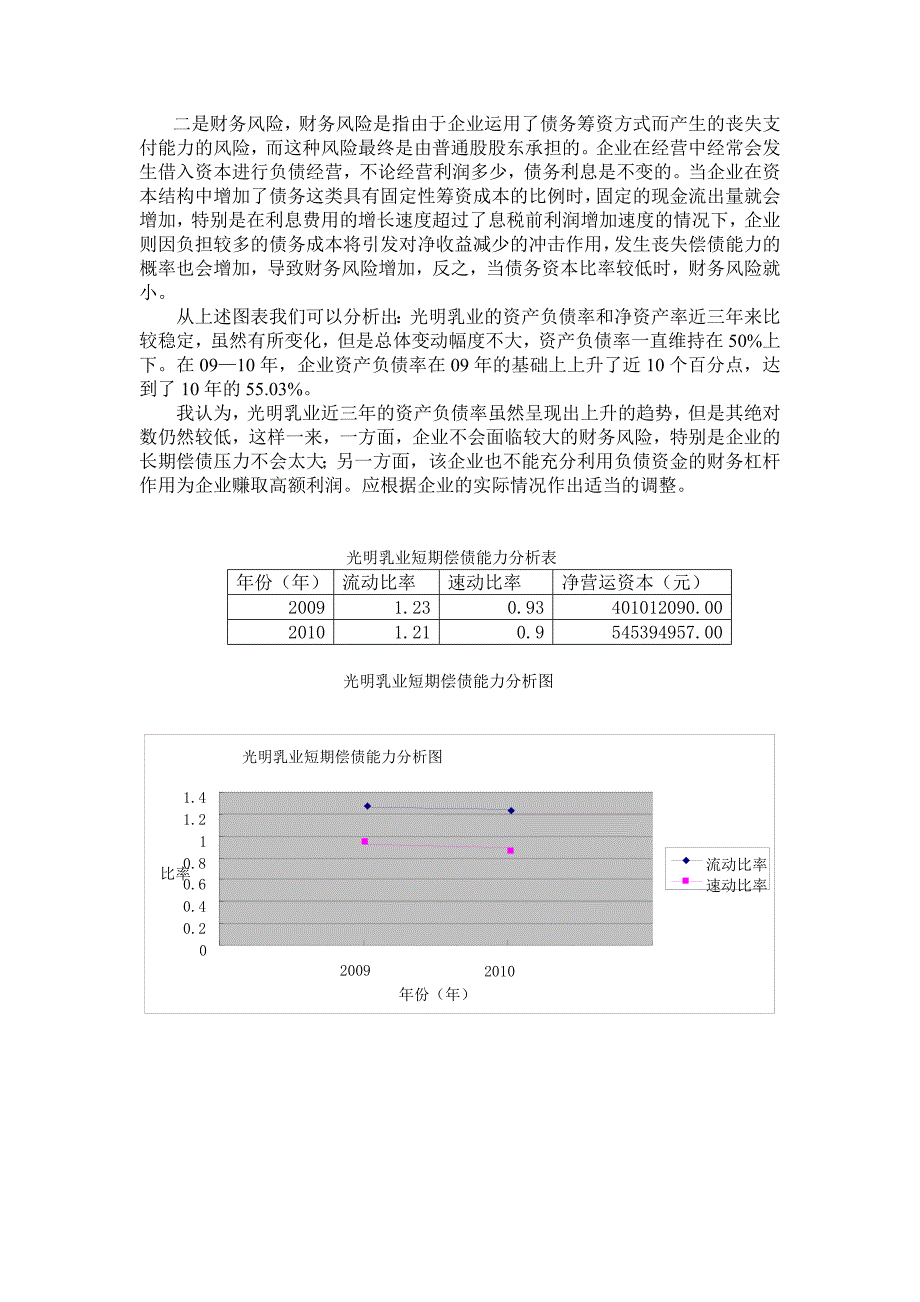 光明乳业财务分析报告_第4页