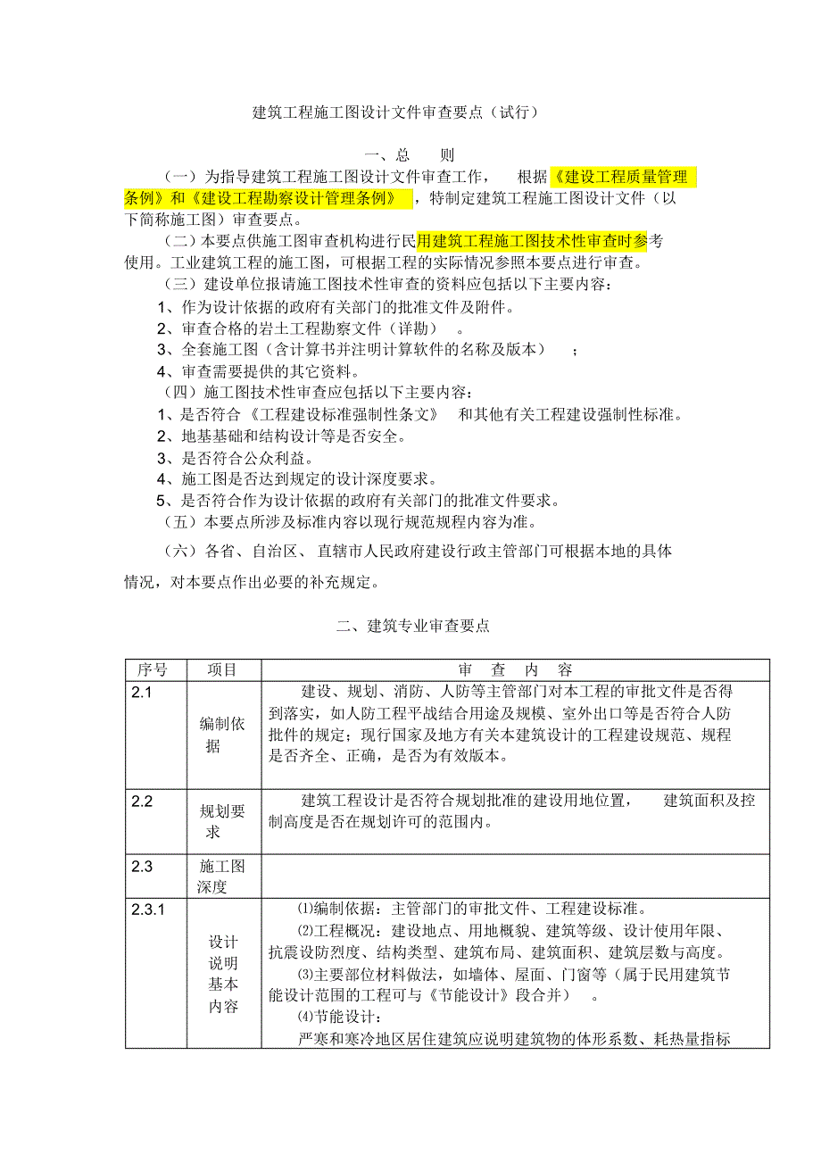 施工图设计文件审查要点_第2页