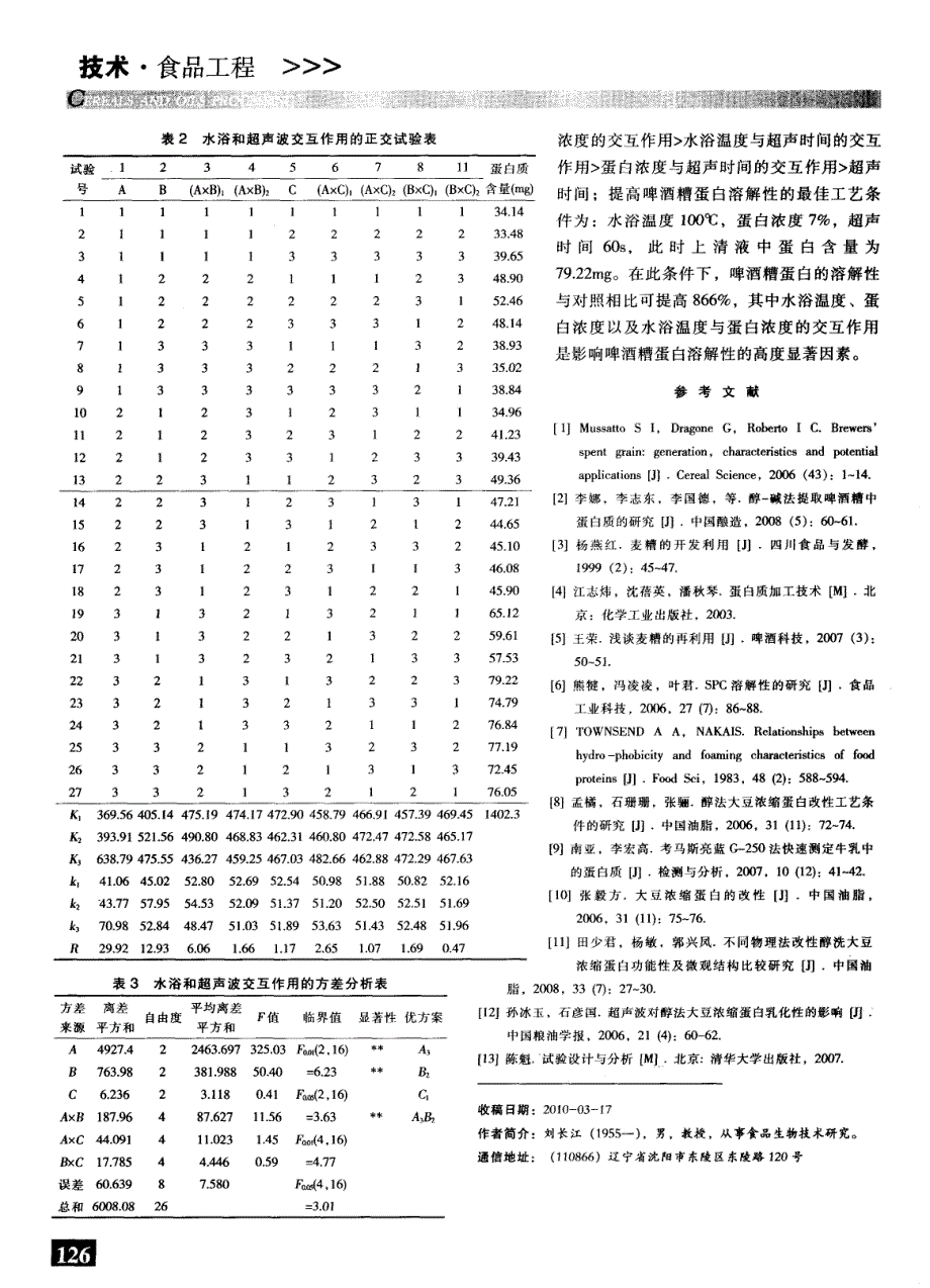 不同物理方法对啤酒糟蛋白溶解性的影响_第4页