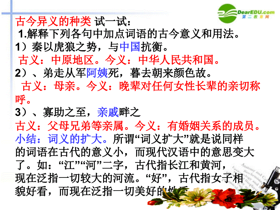 高考语文 文言文复习之理解课件 新人教版_第3页