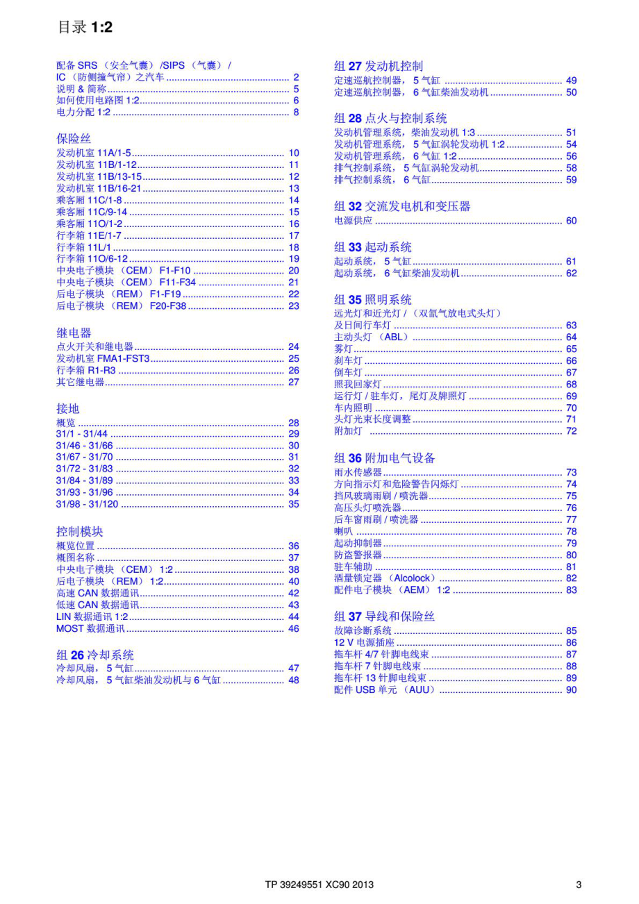 沃尔沃（VOLVO）XC90数据资料_第3页