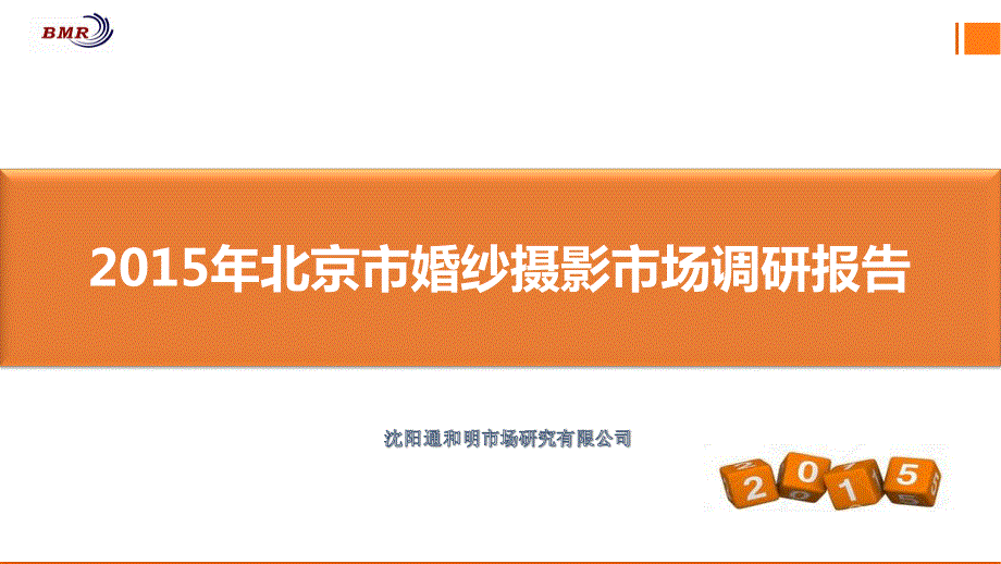 2015北京婚纱摄影市场调研报告（已完成）_第1页