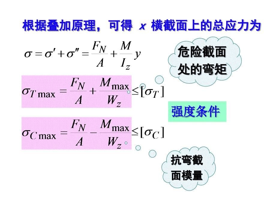 7-4拉弯组合变形-课件（PPT-精）_第5页