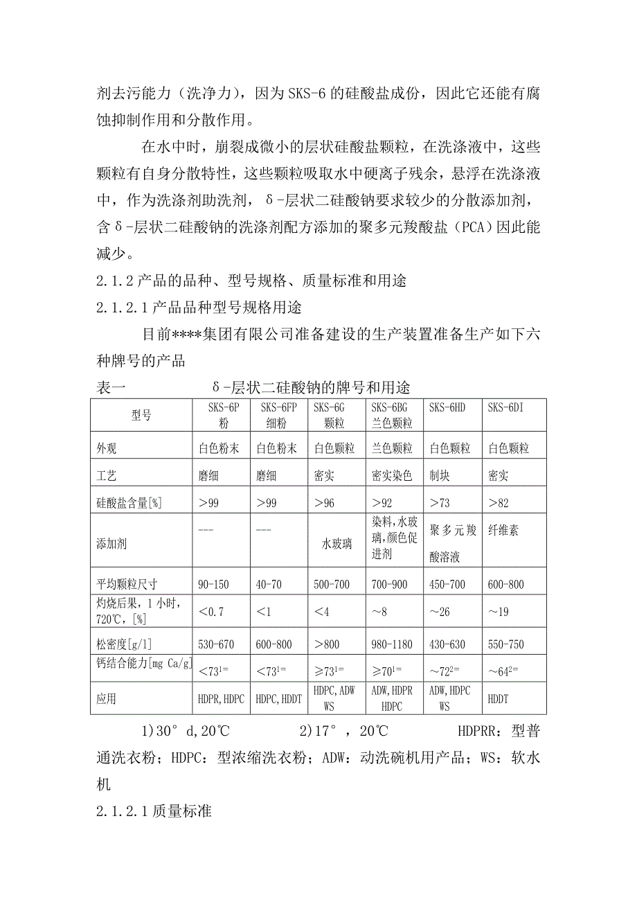 年产5万吨无磷高效洗衣粉助洗剂可研报告_第4页