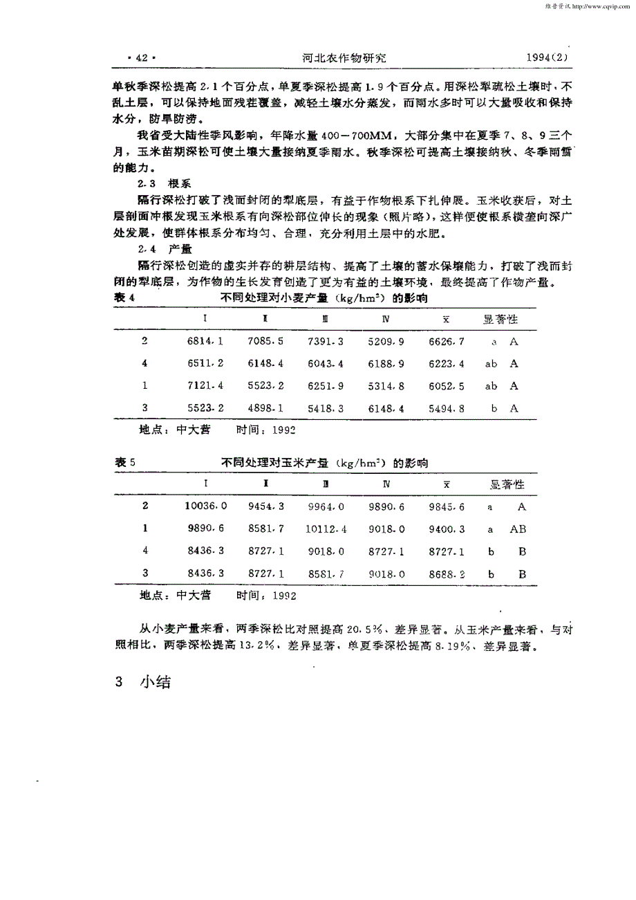 冀中南粮田简化深耕技术的研究_第3页