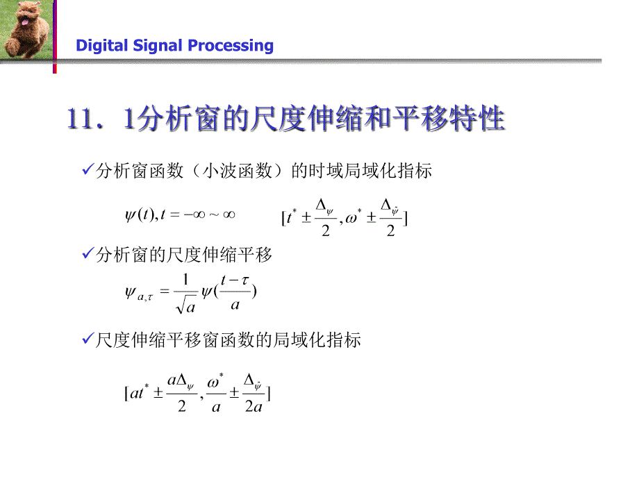 第十一章--连续小波变换_第4页