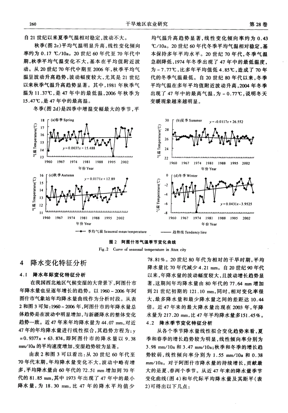 新疆阿图什市气候变化特征及其对农业生产的影响_第3页