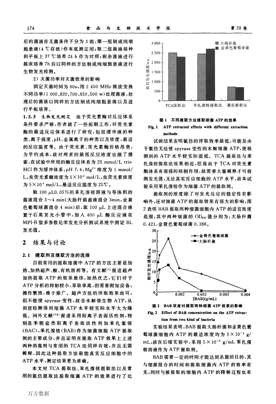 微生物ATP提取方法及其在微波灭菌效果快速评价中的应用研究_第3页