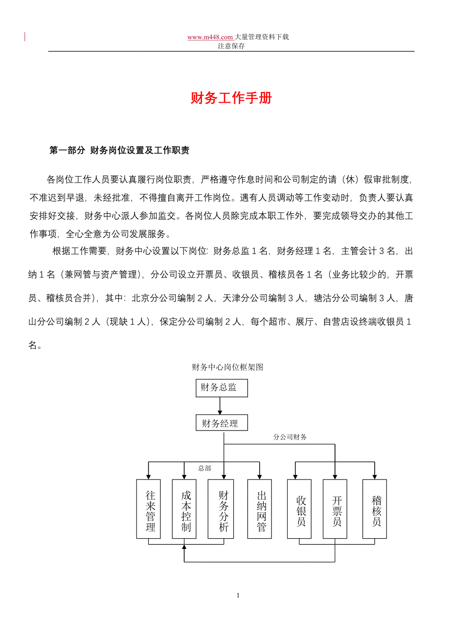 财务工作手册_第1页