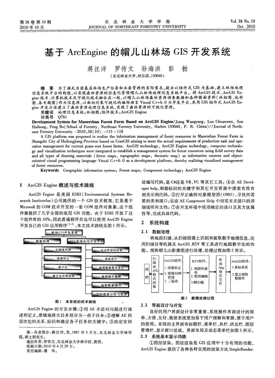 基于ArcEngine的帽儿山林场GIS开发系统_第1页