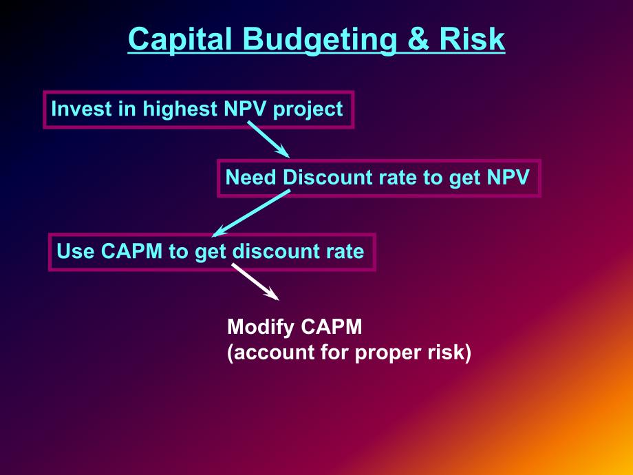财务管理-社团的财政讲义 Capital Budgeting & Risk_第3页