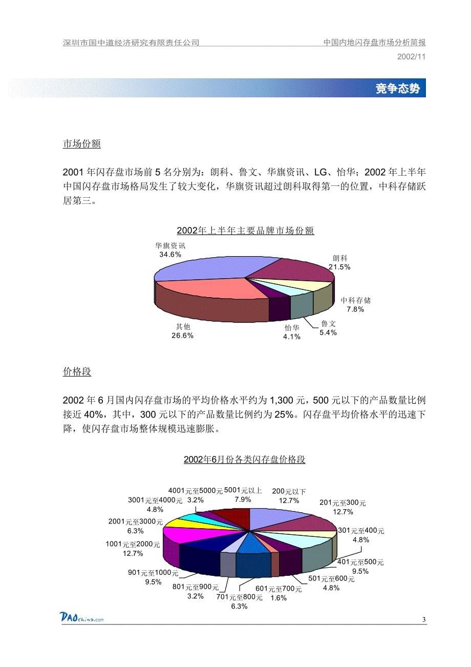 82  闪存盘市场调查报告DAOchina_Report2002清华汉魅_第5页