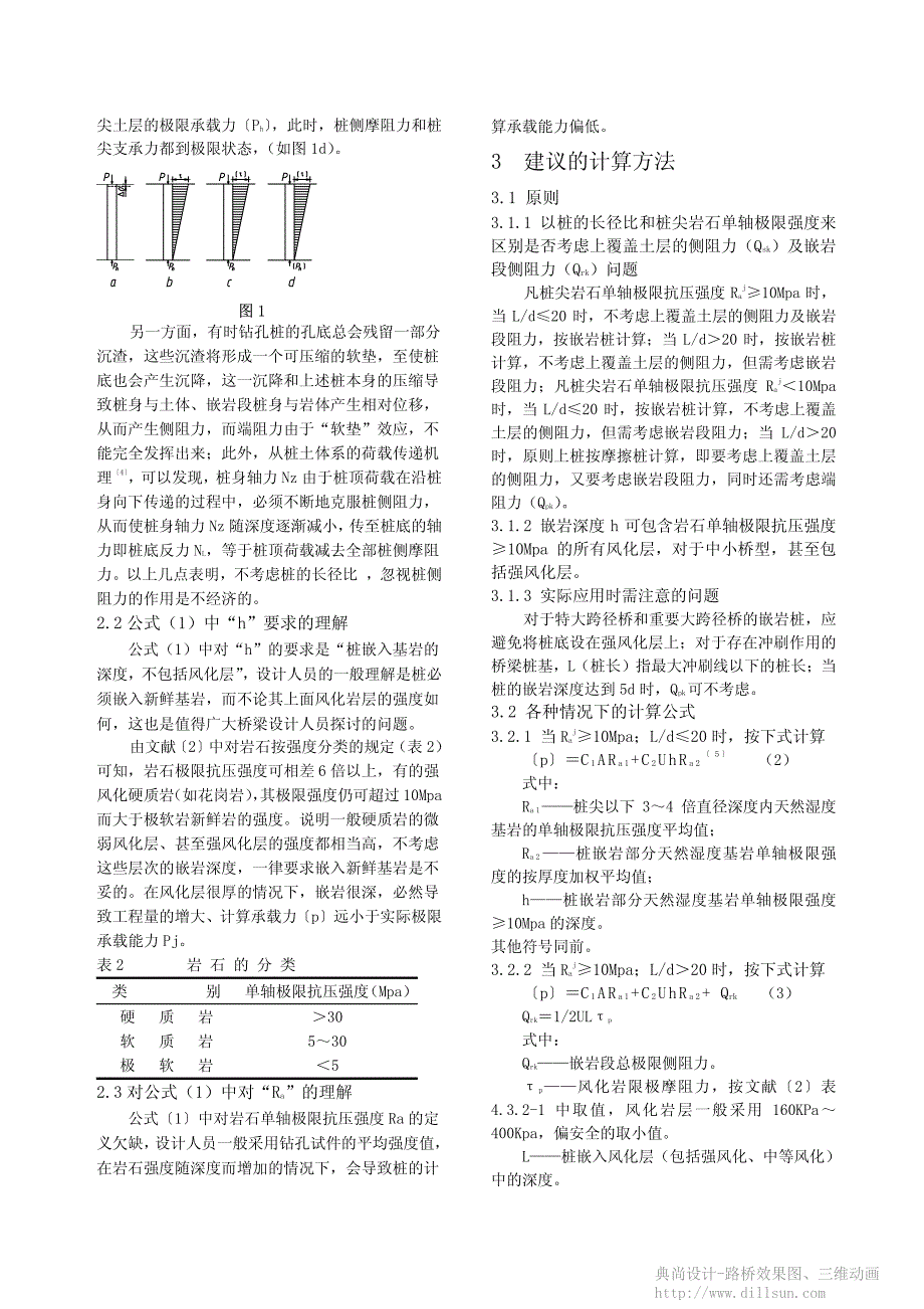 关于桥梁嵌岩桩设计的探讨_第2页