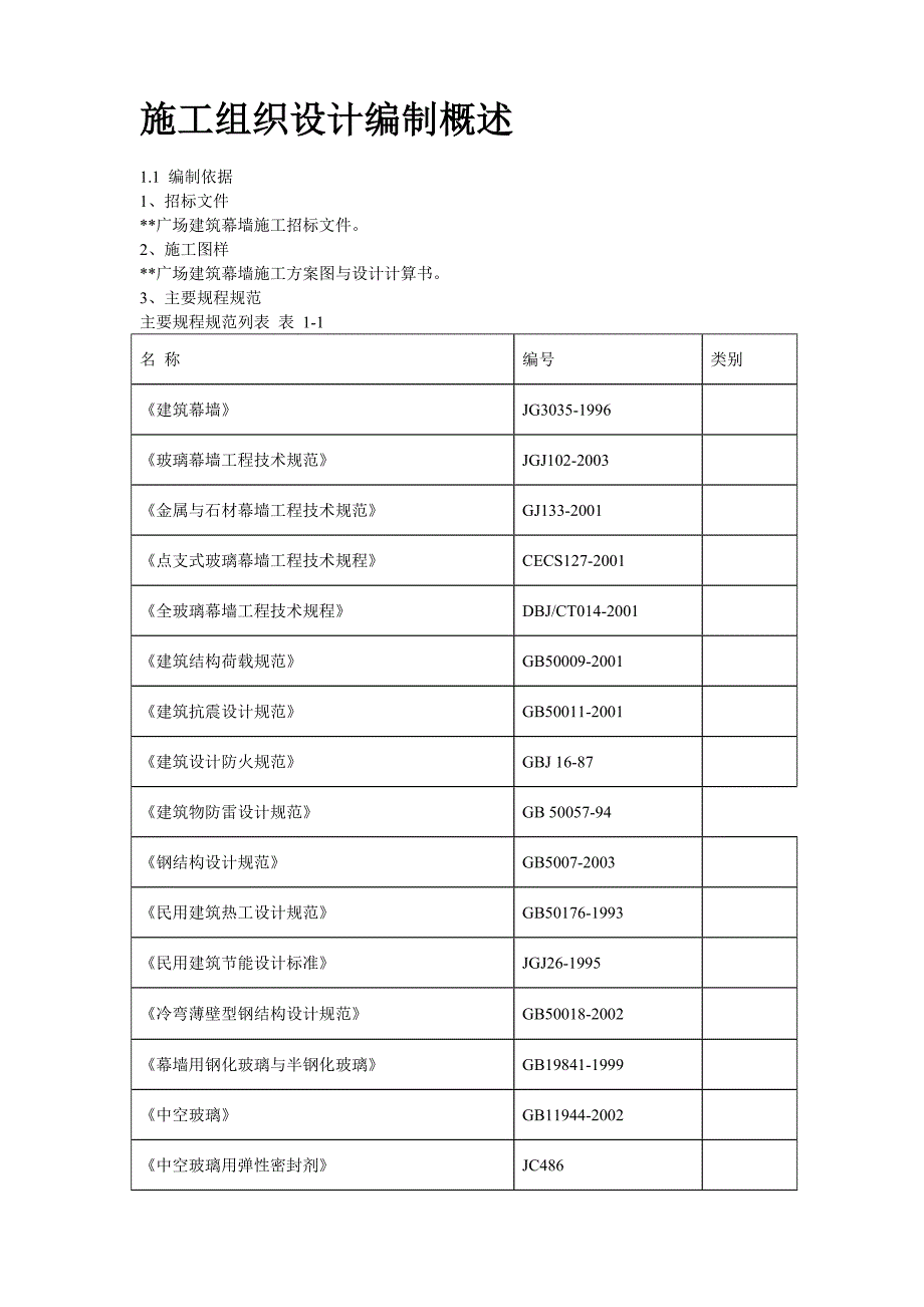 某文化广场幕墙工程施工方案〖幕墙工程施工方案模板〗_第2页