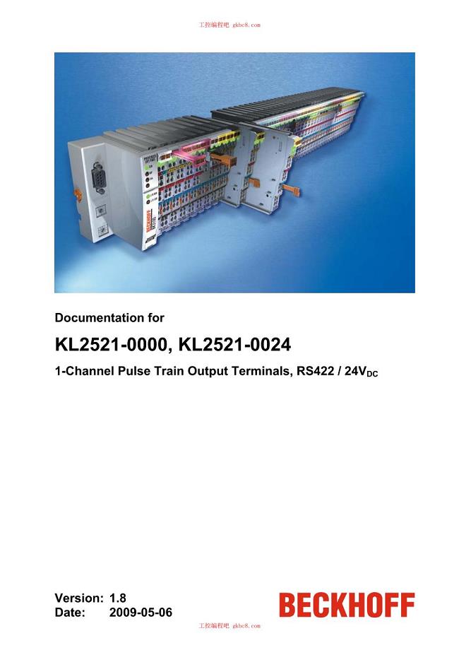 倍福端子模块KL系列用户手册（英文版）KL2521en